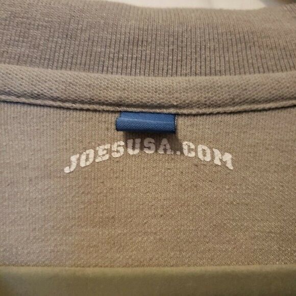 JOE'S USA Mens Sz LT Gray Solid Short Sleeve Polo shirt - Picture 2 of 9